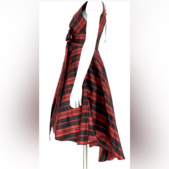 Gently worn Eva Franco dress. GORGEOUS fabric. Size 2 - Picture 11 of 11